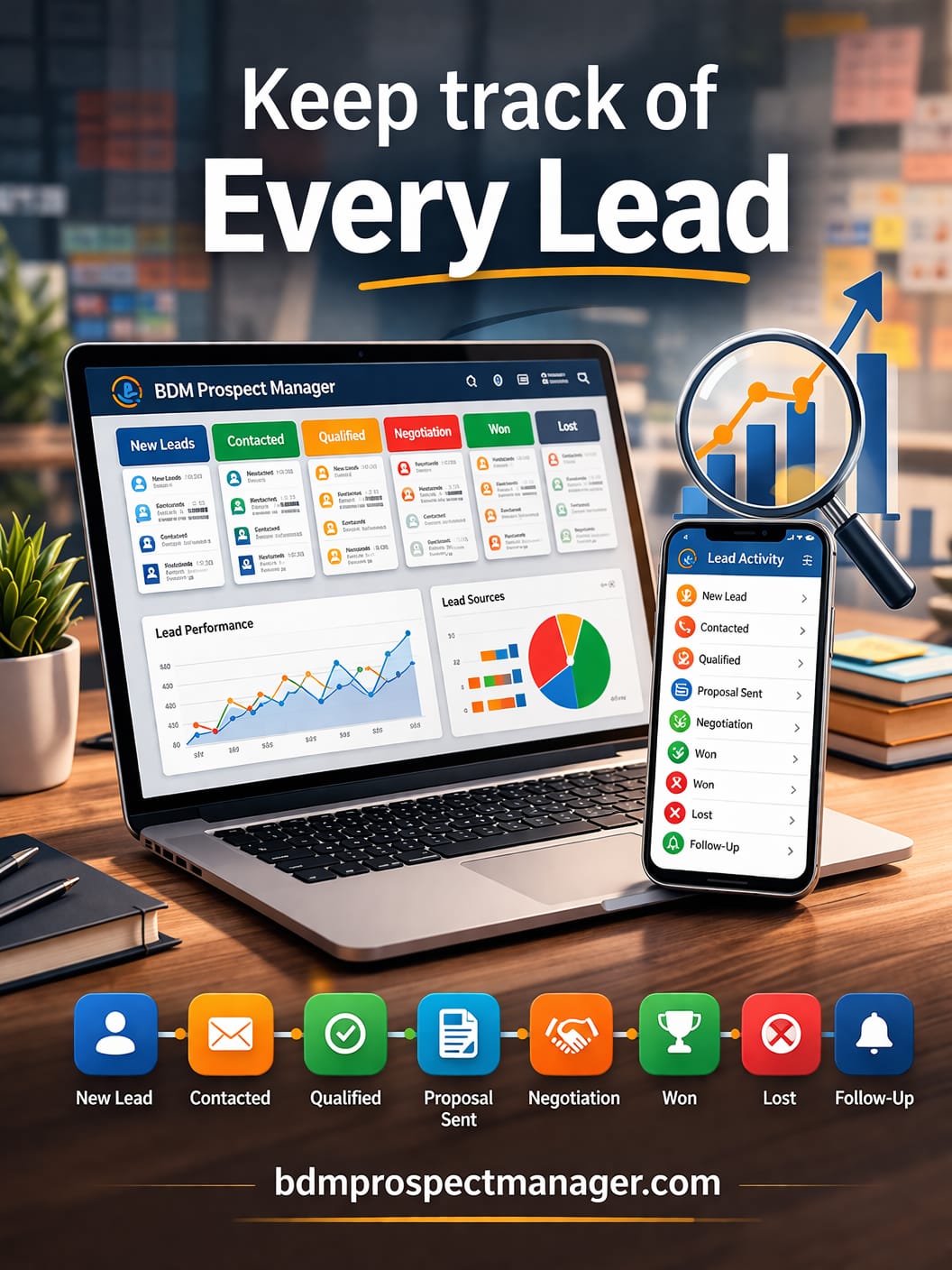 Keep Track of every Lead